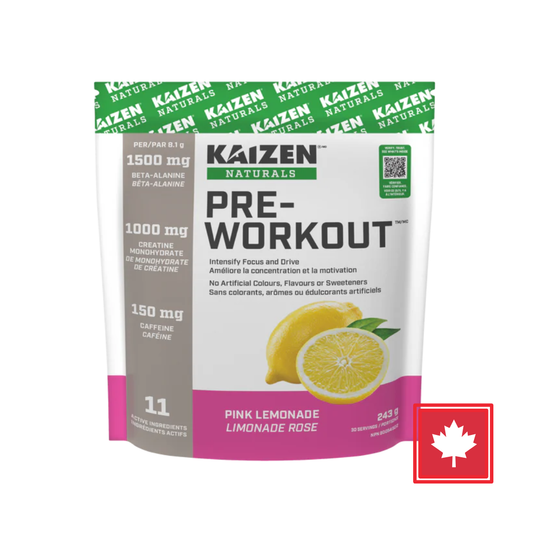 Kaizen Naturals Pre-Workout Pink Lemonade