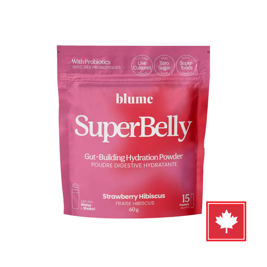 Blume SuperBelly Hydration Powder Strawberry Hibiscus